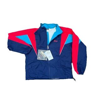 Vintage 1990s Asics Gore-Tex Windbreaker Jacket Running M Warm Up Track Retro